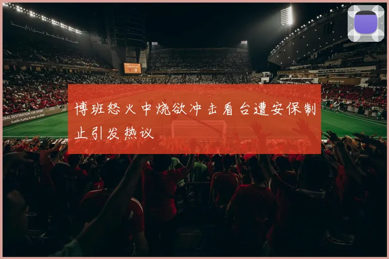 博班怒火中烧欲冲击看台遭安保制止引发热议